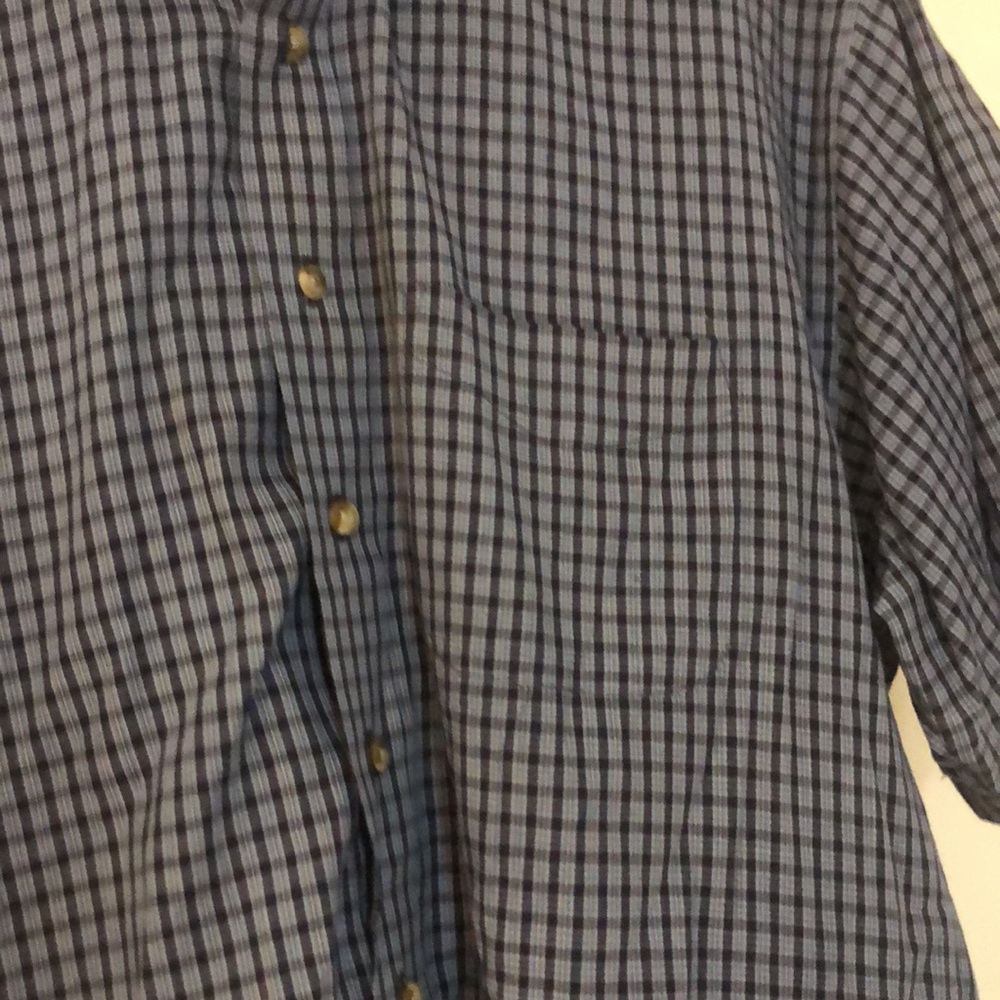 Men’s short sleeve wrinkle free shirt Size L - Picture 4 of 6